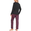 MoFiz Women's Pajama Sets Long Sleeve Couples Matching Pajamas Christmas