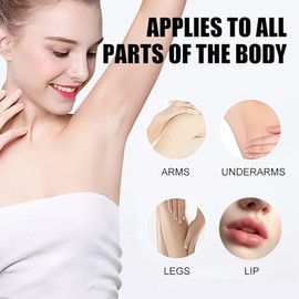 Hair Removal Cream with Strawberry,Painless & Gentle Hair Removal Cream from Legs, Arms, Underarms, Stomach and Bikini Line for All Skin Types (1Pack)