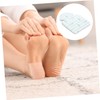 Healeved 30 Pack Heel Pads Moisturizing Stickers for Dry Cracked