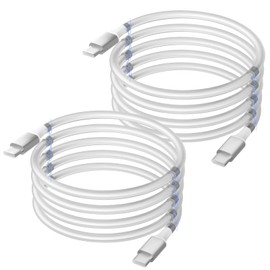 KINFERTE for USB C to USB C Magnetic Charging Cable (6ft 2pack) Tangle-Free Surrounded Magnets Easy Storage Handling Fast Charger Cord for Phone 15/Plus/pro/promax and Android Devices