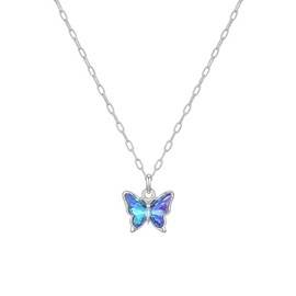 LOTUS24 Butterfly Necklace for Women – Dainty Silver Pendant Necklace – Aesthetic Jewelry for Women – Minimalist Fashion Accessories –Trendy Gift