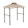 Garden Winds Replacement Canopy for Grill Shelter L-GZ238PST-11, MS1208404301, Riplock