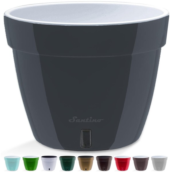 Santino ASTI 30 cm Self-Watering Flower Pot with Water Level