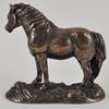 Shetland Pony 8cm High Cold Cast Bronze Sculpture by Harriet