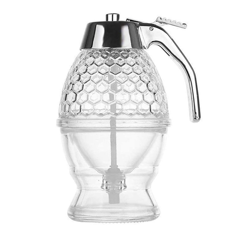 Honey Dispenser, Portable Acrylic Honey Jar Container, Honey, Syrup Container