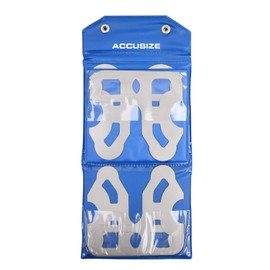 Accusize Industrial Tools 8 Pc Radius Gauge Set 9/16'' to 1'' Gauges, 3602-5022