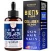 Concentrated Liquid Collagen Peptides Supplement - 30,000mcg Hydrolyzed Liquid Collagen