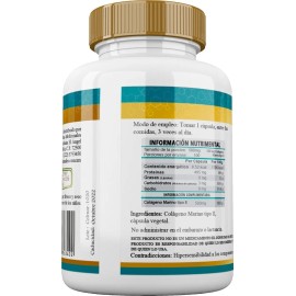 Healthy Superfoods Colágeno Marino Puro Tipo 2 100 Capsulas Sabor Sin sabor