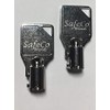 2-T0001 Tubular Barrel Keys for Southco Compartment Locks 2-Keys Safeco Brands