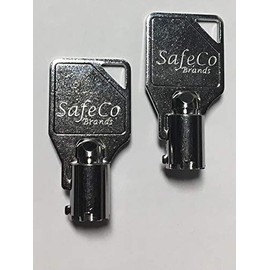 2-T0001 Tubular Barrel Keys for Southco Compartment Locks 2-Keys Safeco Brands