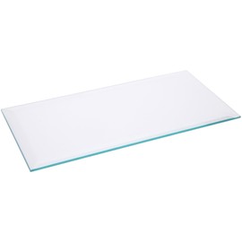 Plymor 5" x 10" Rectangle, 5mm Thick Beveled Clear Glass, Pack of 2