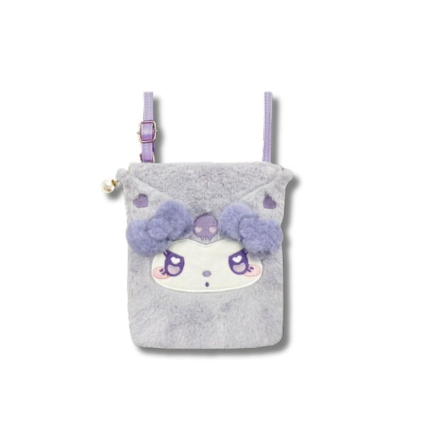 Hatayama Shoji Sanrio Characters Shoulder Pochette, Fluffy Fluffy, Chromi, H7.9