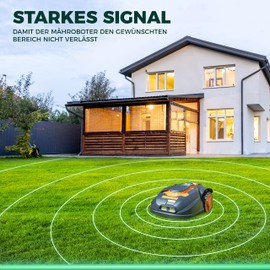 kanoo® Universal Boundary Cable for Robotic Lawnmower - Boundary Wire for Robotic Lawnmowers - Premium Robotic Lawnmower Cable Diameter 2.7 mm (50 m)