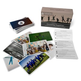 metaFox Coaching Picture Cards | Growing Together | Conversation Cards for Ice Breakers and Team Building Activities | Motivational Postcards for Your Next Coaching and Training Sessions