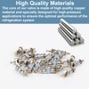 20Pcs Hvac Schrader Valve Core for R32 R22 R410A Refrigerant,
