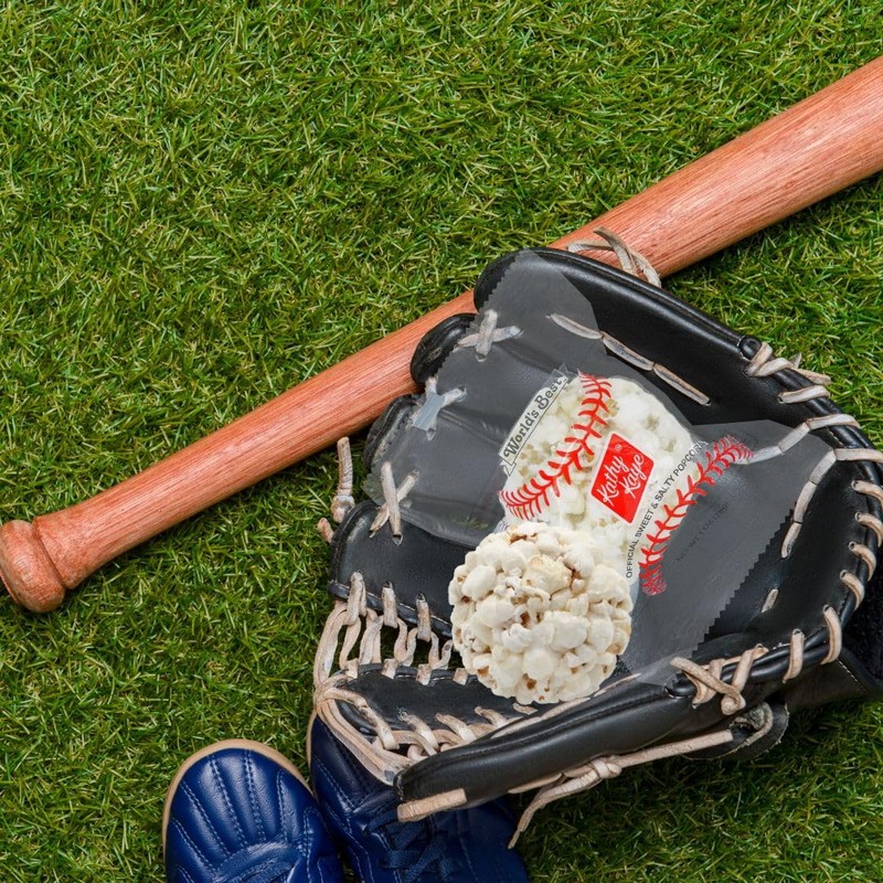 Kathy Kaye Baseball Sweet & Salty 1 oz. Popcorn Balls