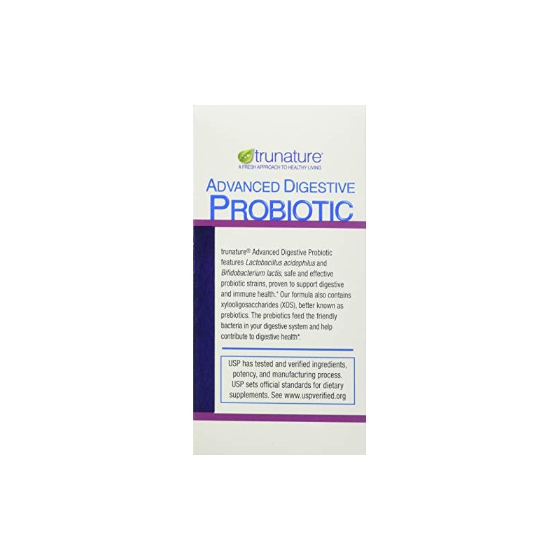 Trunature Advanced Digestive Probiotic White 100 Count