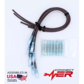 Connect-ER Glow Plug Harness Repair Kit 7.3L 6.9L IDI Diesel F250 F350 E350 (8) Pigtails