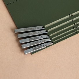 SiiRo 6 in 1 Leather Groover Tool, Edge Beveler Leather Tool with Adjustable Stitching Groover, Leather Carving Cutting Edge Tools, Leather Working Tools for DIY Leathercraft