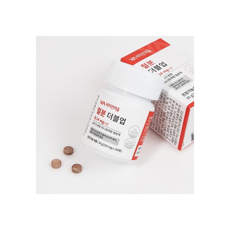 Vitamin Village Iron Double Up Mini Tablet Iron Supplement, 2