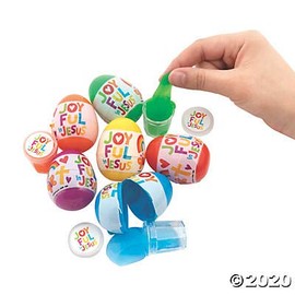 He Lives Slime Filled Plastic Easter Eggs - 48 Pc.