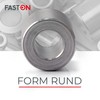 FASTON Aluminium Spacer Sleeves M8 Inner Diameter 8.5 mm (Pack