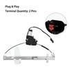 Front Right Passenger Side Power Window Regulator with Motor Assembly,
