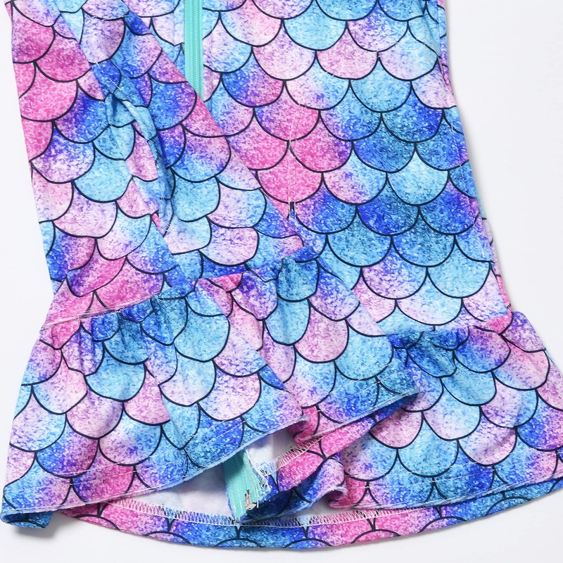 CHILDRENSTAR - Traje de baño de rizo para niñas, con