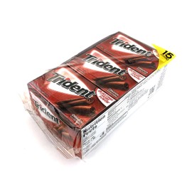 Trident Sugar Free Gum, Cinnamon, 14 Count (Pack of 15)