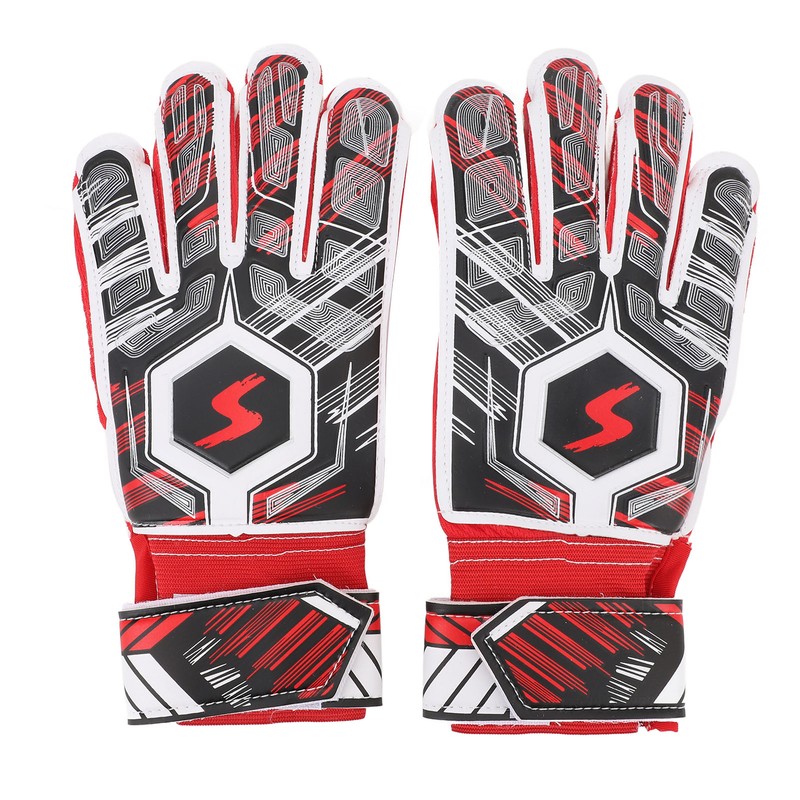 1 Pair Kids Soccer Gloves Latex Collision Resistance Football Goalkeeper