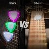 VixxNoxx LED Glowing Guitar Picks, 3 Pcs Luminous Light Up