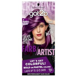 got2b Got2b Color Cream Blueberry Lila (Purple) Schwarzkopf Hair Conditioner with Gloves Included, 1 Piece (x 1) quasi-drug