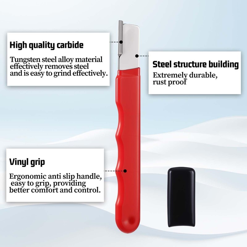 2Pcs Garden Tool Sharpener - Blade Sharpener for Garden Tools,