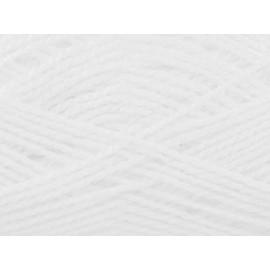 King Cole Big Value Aran 100% Acrylic Knitting Wool (White - 134)