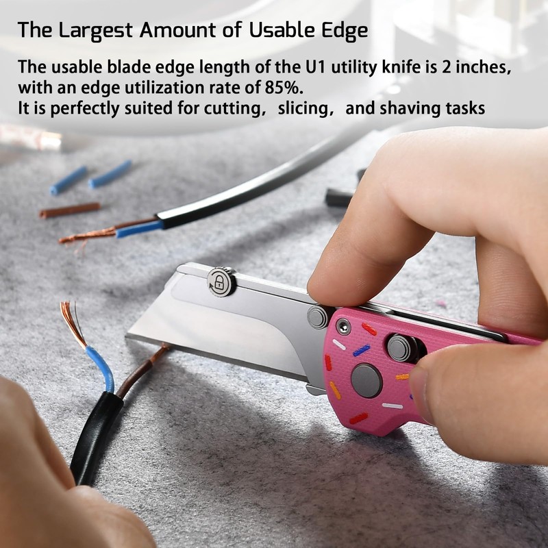 OKNIFE U1 Pro Multitool Folding Utility Knife with Folding Screwdriver,