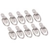 Set of 10 D-Ring Tie Downs, KIMISS Iron Tie Down