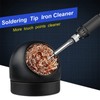 Soldering Iron Tip Cleaner,LXIANGN Non-slip Solder Flux Brass Tip Cleaner