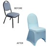 YOUR CHAIR COVERS - Spandex Banquet Chair Cover - Light