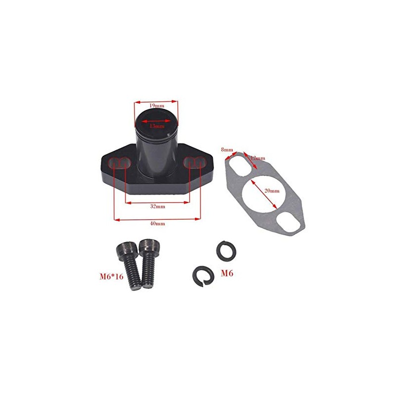 Mingdun Adjustable CNC 32mm-40mm Intake Manifold with Connector for 49cc