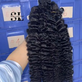 Best Quality Burmese Curly Cambodian Hair Raw Human Hair Vendor Straight Natural Body Wave and Curly Bundle New Dealcolor: body wave bundle, Stretched Length: 20 Inches
