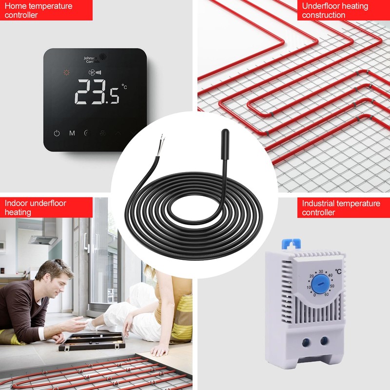 Thermal Underfloor Heating Sensor Probe Suitable for Most Heating Installations