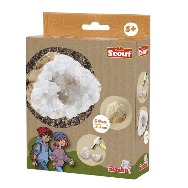 Simba 109452662 Scout Geodes for Breaking Up (5 Stones) -
