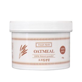 Fresh herbal oat flour 90g / natural grain mask pack, oat powder / 신선약초 오트밀가루 90g / 천연 곡물 마스크팩,귀리가루