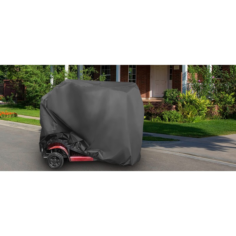 XYZCTEM 600D Waterproof Scooter Cover （XL） Black Power Assisted Mobility