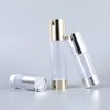 ccHuDE 3 Pcs Plastic Empty Airless Pump Bottles Airless Cosmetic
