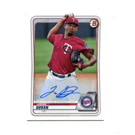 Jhoan Duran 2020 Topps Autograph Issue #JA-JD Card - Sports Memorabilia