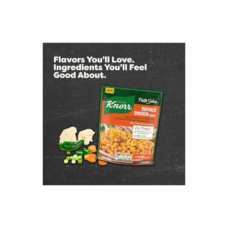Knorr Pasta Sides Buffalo Chicken Flavor Pasta 8 ct for