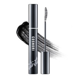 COSNORI Sérum de tinte de pestañas 01 negro profundo, suero teñido coreano para aumentar las pestañas, potenciador del crecimiento de cejas para más tiempo y más grueso, esencial para pestañas