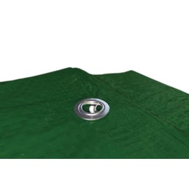 Waterproof HARD WEARING tarpaulin/tarp cover up/camping groundsheet,ROYAL GREEN blends into the garden enviroment (green, 1m x1m)