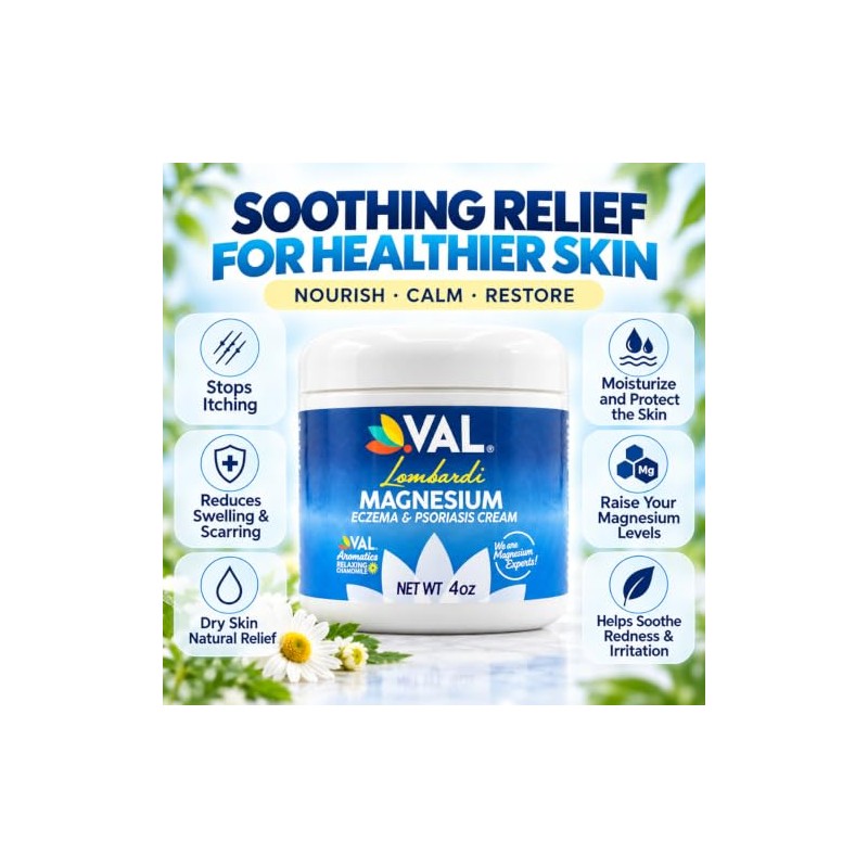 VAL “Val Zechstein Fórmula De Cloruro De Magnesio, Eczema, Psoriasis,
